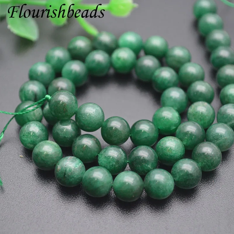 6/8/10mm Natural Stone Green mica stone/ Garent /Gray Monnstone/ Sunstone Round Loose Beads for Jewelry Making 5 Strands/lot