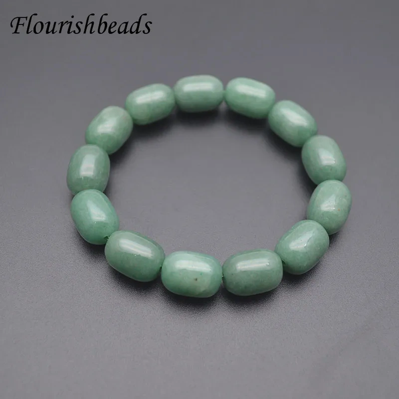 1pcs Green Aventurine Gemstone Beads Stretch Bracelet Bangle Healing Yoga Jewelry Gift for Men Women