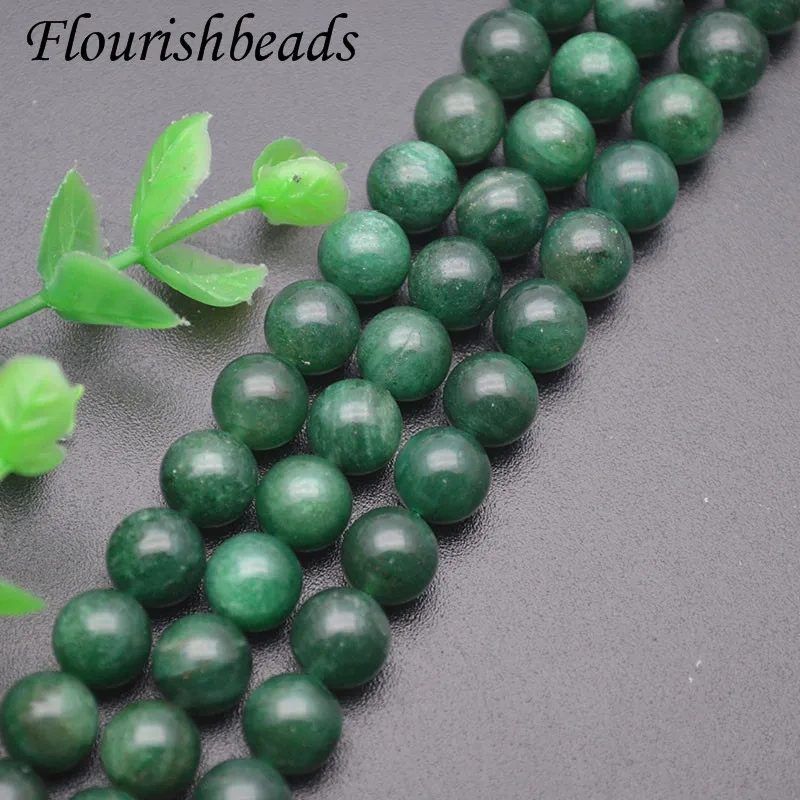 6/8/10mm Natural Stone Green mica stone/ Garent /Gray Monnstone/ Sunstone Round Loose Beads for Jewelry Making 5 Strands/lot