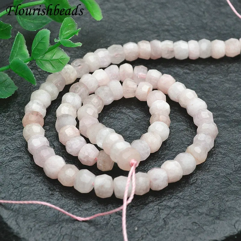 5x8mm Faceted Rondelle Shape Natural Stone Beads Fine Jewelry Making Earrings Necklace Stone Loose Beads 5Strands