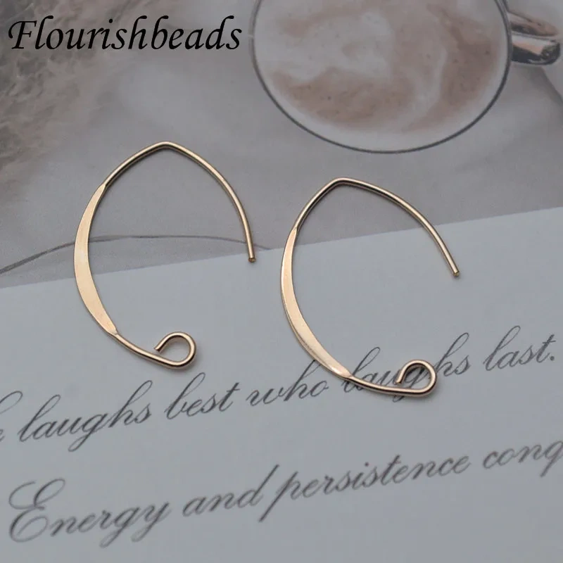 10pcs/lot Gold Filled Jewelry Findings Big Ear Wire Earring Hooks for Women DIY Earrings Making