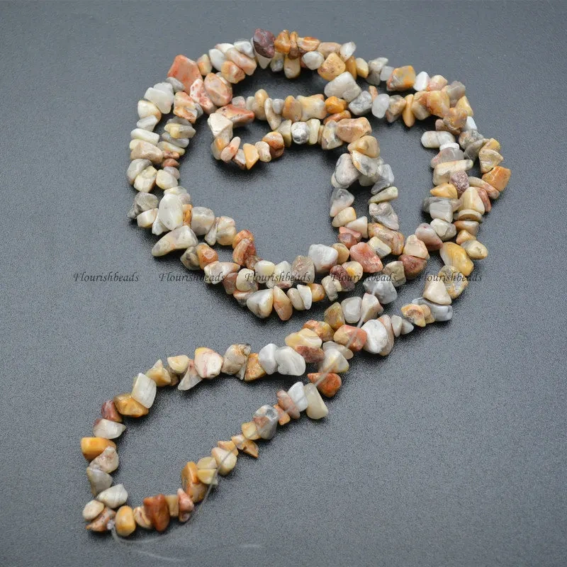 High Quality 5~8mm Natural Tanzanite Irregular Shape Stone Chips Loose Beads 1 Strand