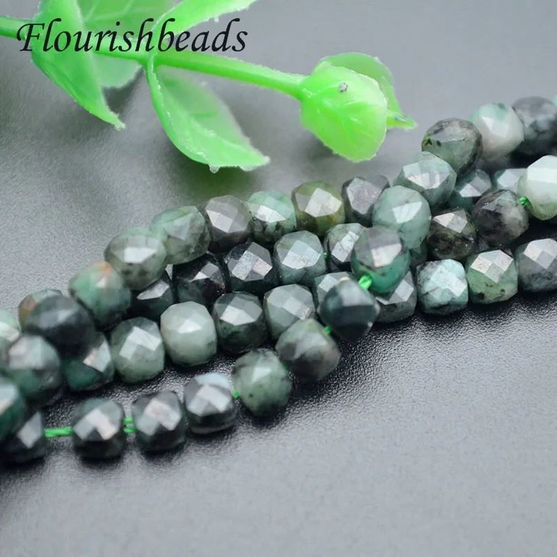 Natural Emerald  Purple Garnet  Iolite Spinel Faceted 4mm Loose Beads DIY Accessories for Jewelry Necklace Bracelet Making