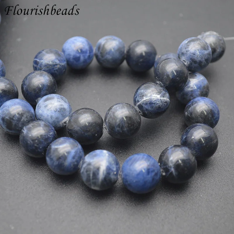 14mm Big Size Natural Round Beads Amethyst / Sodalite / Gold Sun Stone Loose Beads DIY Jewelry Necklace Bracelet Accessories