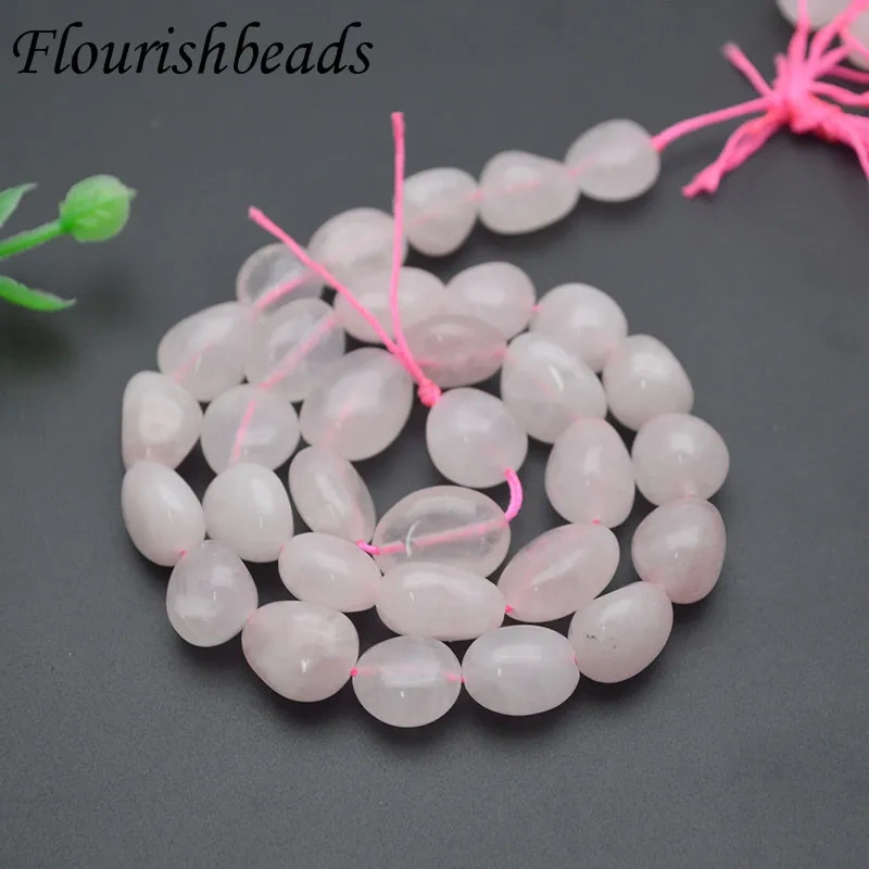 2 Strands Natural Gemstone Pebble Nugget Shape Loose Beads Mookaite Sodalite Amethyst Rose Quartz Bead for Jewelry Making