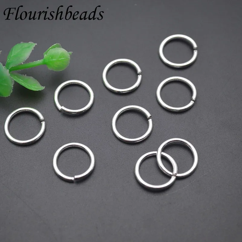 925 Sterling Silver 1.5x13mm Split Ring Open Single Loops Jump Rings Connectors for Jewelry Making 20pcs/lot