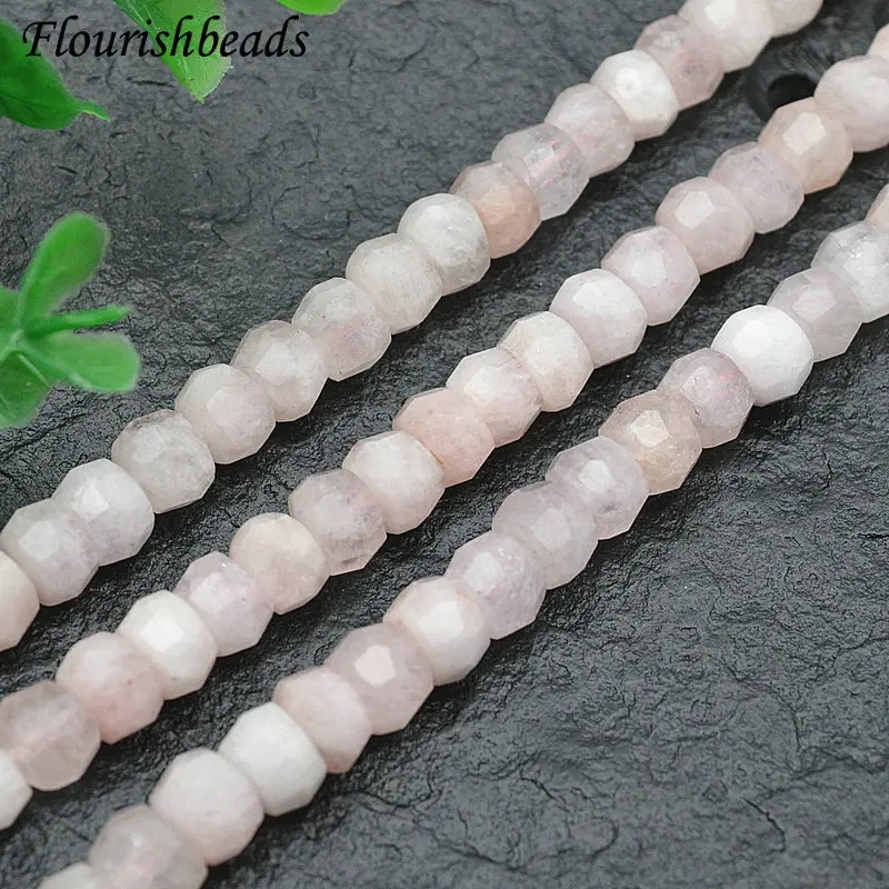 5x8mm Faceted Rondelle Shape Natural Stone Beads Fine Jewelry Making Earrings Necklace Stone Loose Beads 5Strands