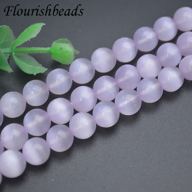 6mm 8mm Selenite Stone Round Loose Spacer Beads for DIY Fine Jewelry Making Accessories