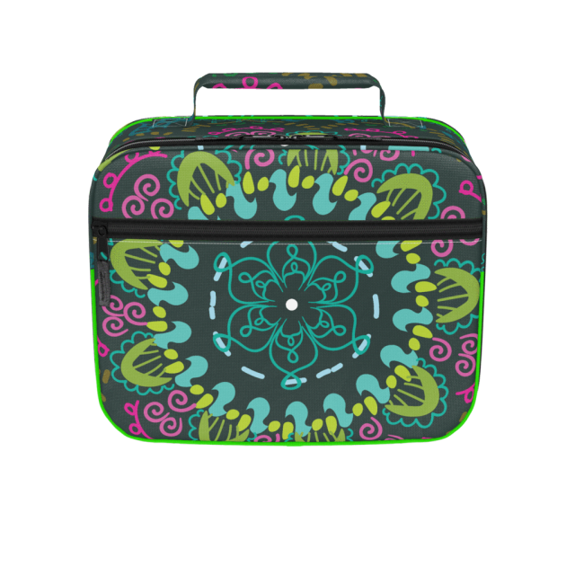 S72001 Jade Mandala Lunch Tote