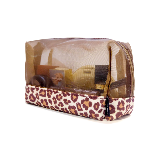 55061-LPD Leopard Print Cosmetic Bag