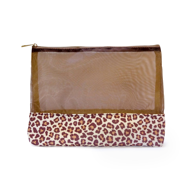 55063-LPD Leopard Print Pouch