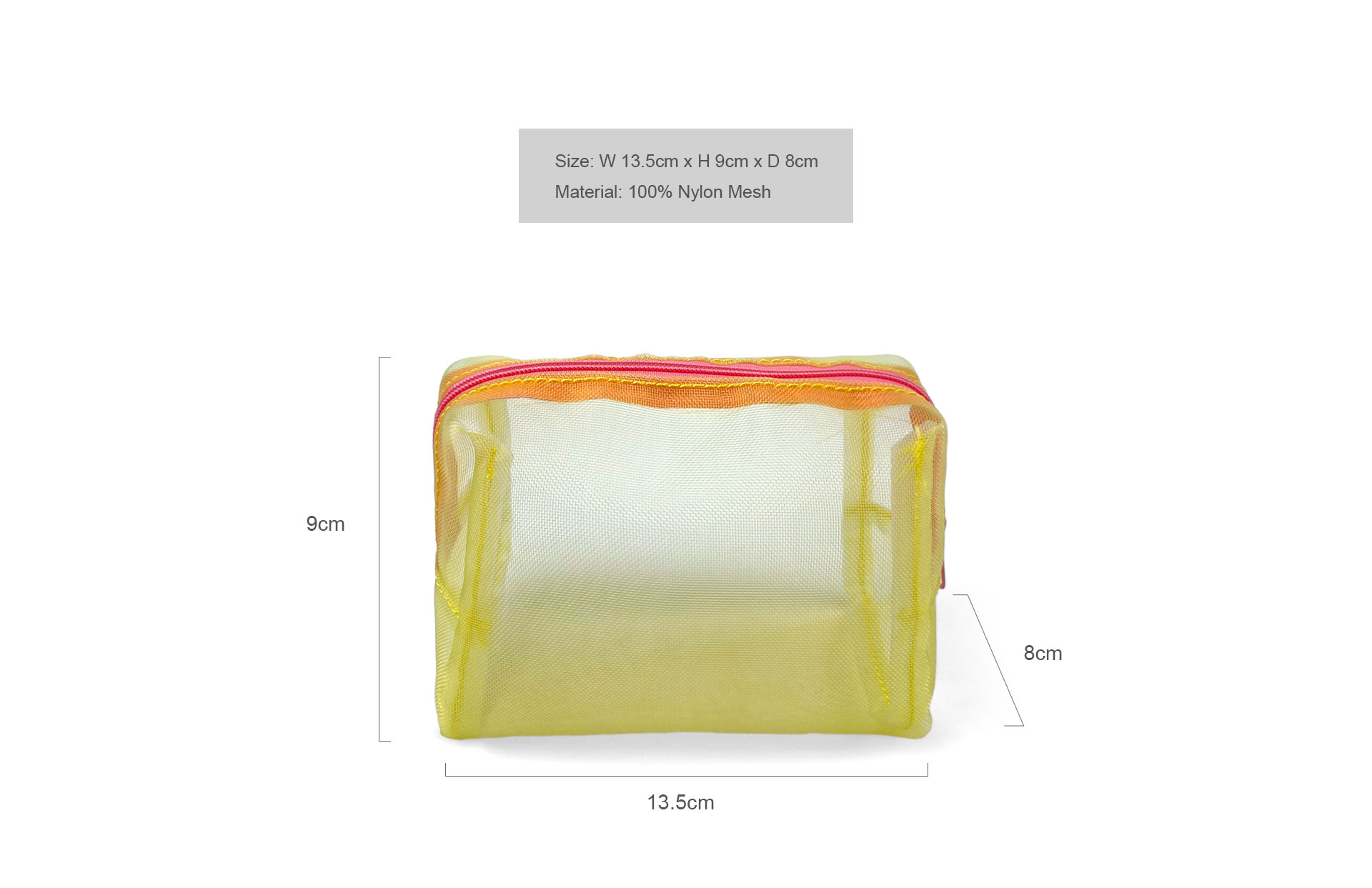 M21008 Nylon Mesh Cosmetic Bag