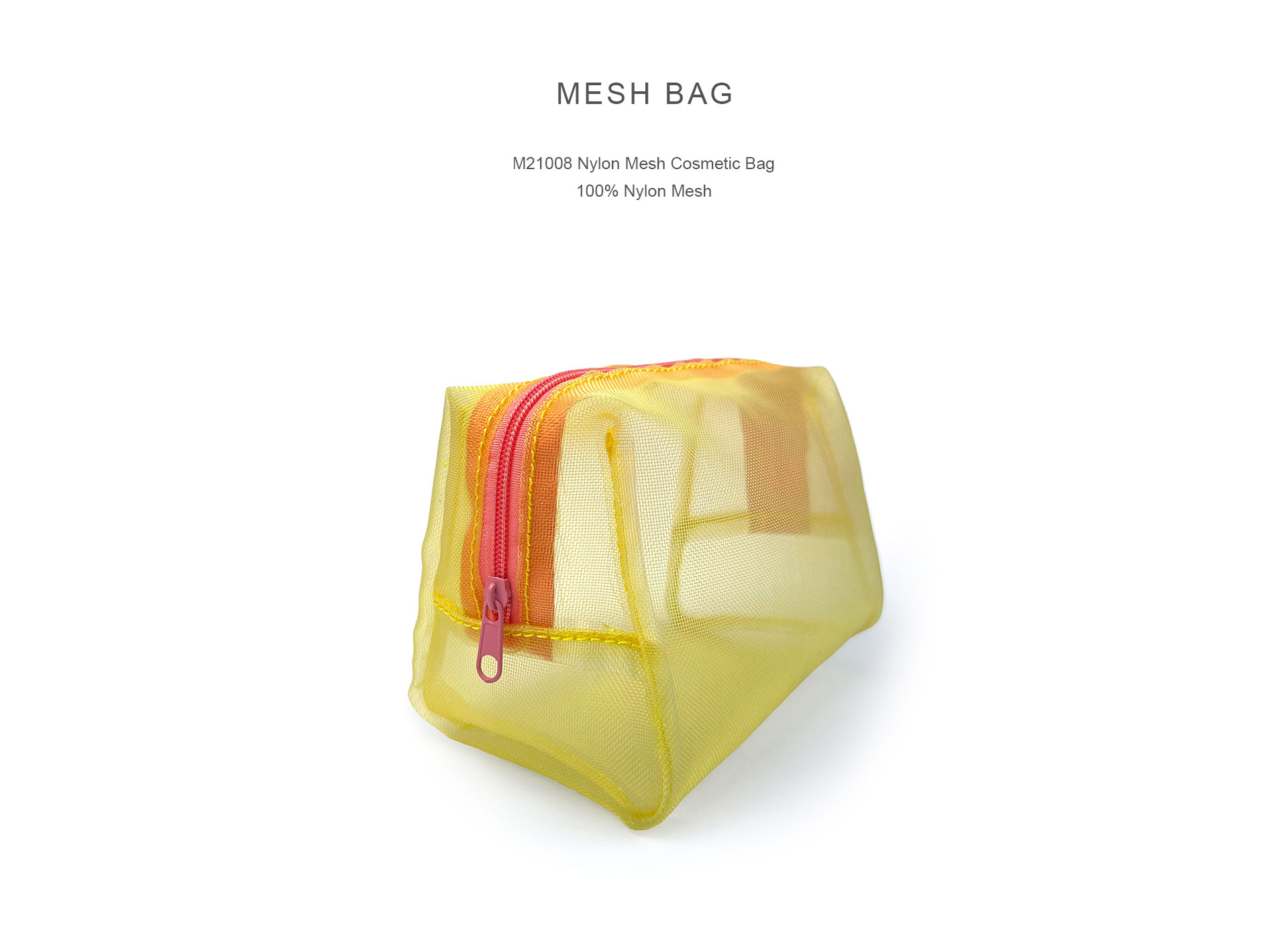 M21008 Nylon Mesh Cosmetic Bag