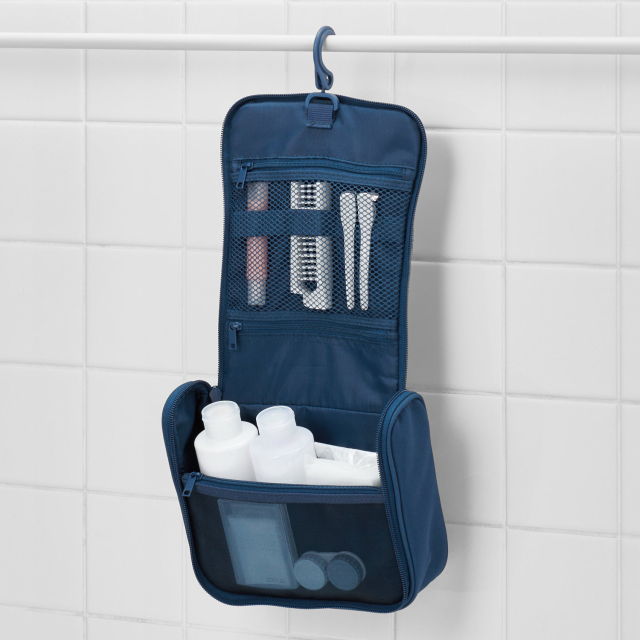 Polyester Hanging Toiletry Case