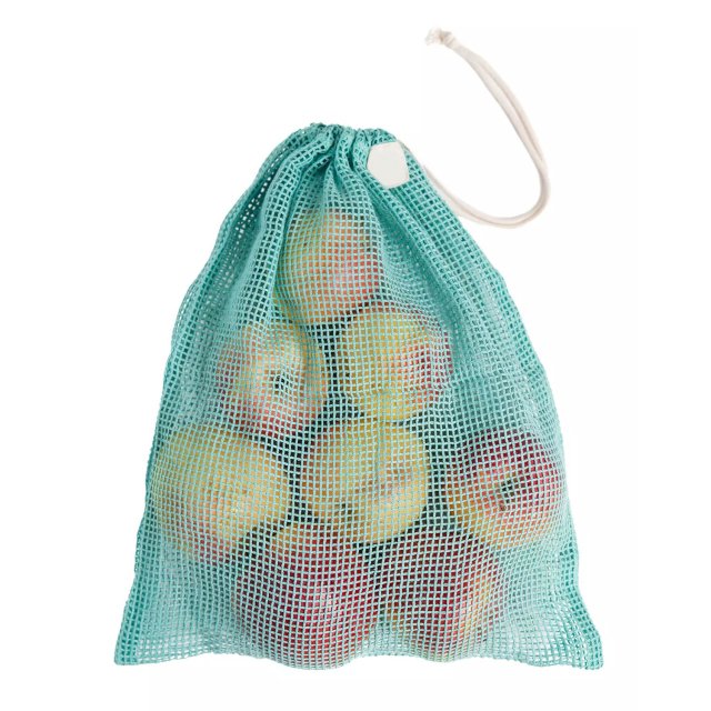 ECOBAGS 100% Organic Cotton Large Mesh Produce Bag