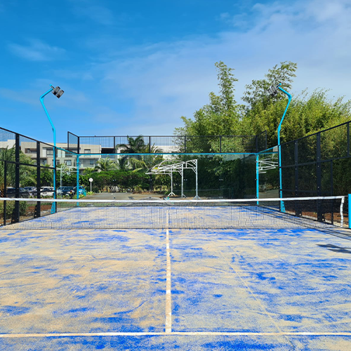 Luxury Panoramic Paddle Tennis Court Padel Manufacturer Professional Large Frame Cancha De Padel