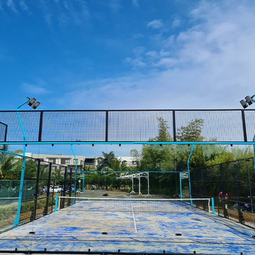 Luxury Panoramic Paddle Tennis Court Padel Manufacturer Professional Large Frame Cancha De Padel