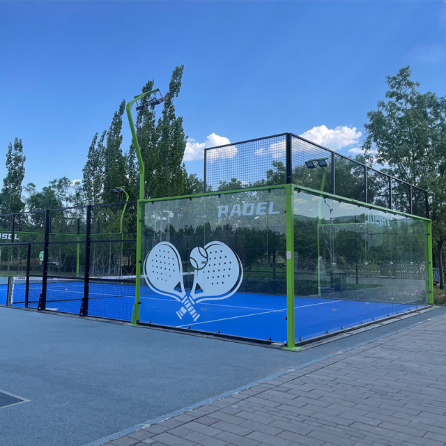 10*20m Portable Padel Court Price Safety Outdoor Indoor Paddle Tennis Court For Sale