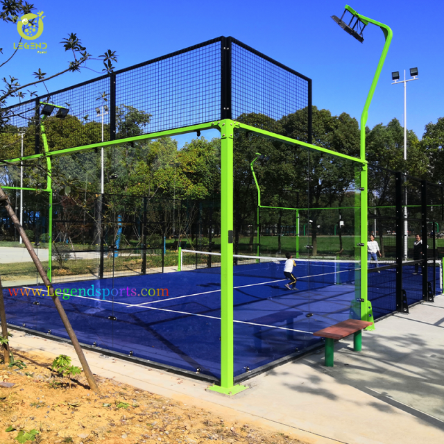 Legendsports Factory OEM/ODM Indoor Outdoor Single Padel Tennis Paddle Court