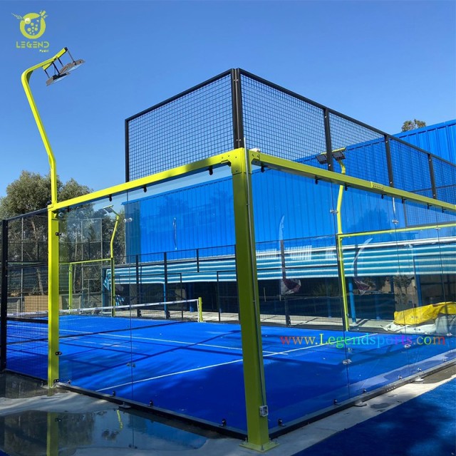 Legendsports New Type Buy Padel Court Special Explosion-proof Tempered Glass Paddle Tennis Court