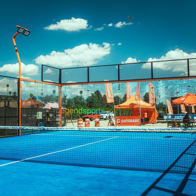 2024 Luxury Customized Outdoor Indoor Paddle Tennis Large Frame Buy Panoramic Padel Tennis Court Supplier