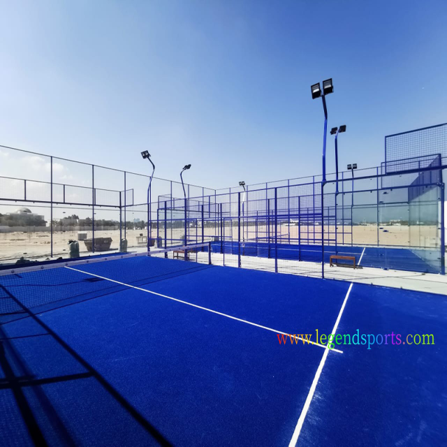 Legendsports Super Panoramic WPT Competition Standard Paddle Tennis Court Pistas De Padel