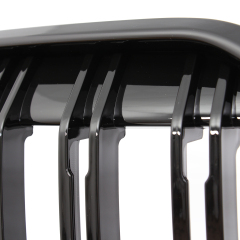 Nieren Grill glanz Schwarz Doppelsteg passend für BMW 2er Gran Coupe F44
