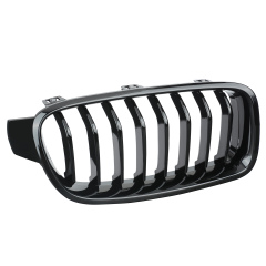 Nieren Grill glanz Schwarz 8-teilig passend für BMW 3er F30 F31
