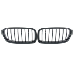 Nieren Grill matt Schwarz 8-teilig passend für BMW 3er F30 F31