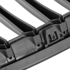 Nieren Grill matt Schwarz Einzelsteg passend für BMW X1 E84