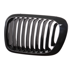 Nieren Grill glanz Schwarz Einzelsteg passend für BMW 5er E39