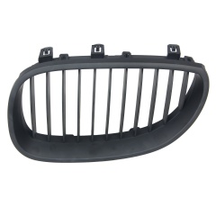 Nieren Grill matt Schwarz Einzelsteg passend für BMW 5er E60 E61