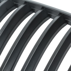 Nieren Grill matt Schwarz Einzelsteg passend für BMW X5 E70 E71