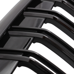 Nieren Grill glanz Schwarz Doppelsteg passend für BMW 1er F40