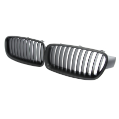 Nieren Grill matt Schwarz 11-teilig passend für BMW 3er F30 F31
