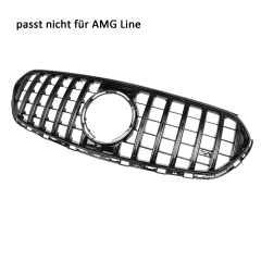 Kühlergrill glanz Schwarz GT Panamericana passend für Mercedes GLC X253 C253 Serienausstattung