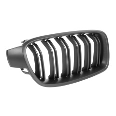 Nieren Grill matt Schwarz Doppelsteg passend für BMW 3er F30 F31