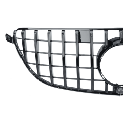 Kühlergrill glanz Schwarz GT Panamericana passend für Mercedes GLE W166 C292 AMG63
