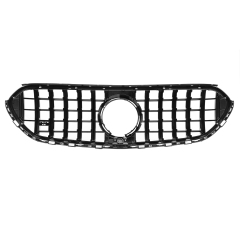 Kühlergrill glanz Schwarz GT Panamericana passend für Mercedes GLC X253 C253 Serienausstattung