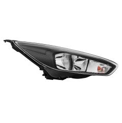 Front Scheinwerfer Rechts für Ford Focus MK3 Facelift Schwarz Hauptscheinwerfer