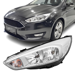 Alu Front Scheinwerfer Links für Ford Focus III MK3 Facelift Hauptscheinwerfer