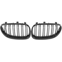 Nieren Grill Carbon Look Doppelsteg passend für BMW 5er E60 E61