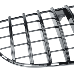 Kühlergrill glanz Schwarz GT Panamericana passend für Mercedes GLE W166 C292 AMG63