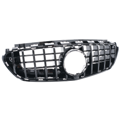 Kühlergrill glanz Schwarz GT Panamericana passend für Mercedes E-Klasse W213 E63 Vorfacelift