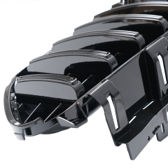 Kühlergrill glanz Schwarz GT Panamericana passend für Mercedes E-Klasse W213 E63 Vorfacelift