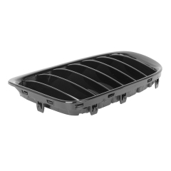 Nieren Grill glanz Schwarz Einzelsteg passend für BMW X1 E84