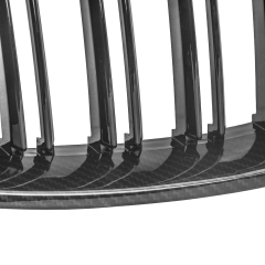 Nieren Grill Carbon Look Doppelsteg passend für BMW 5er E60 E61
