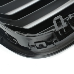Nieren Grill glanz Schwarz Doppelsteg passend für BMW X5 E70 E71