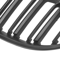 Nieren Grill matt Schwarz Doppelsteg passend für BMW 5er E60 E61
