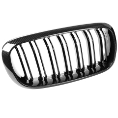 Nieren Grill Carbon Look Doppelsteg passend für BMW X5 F15 F16